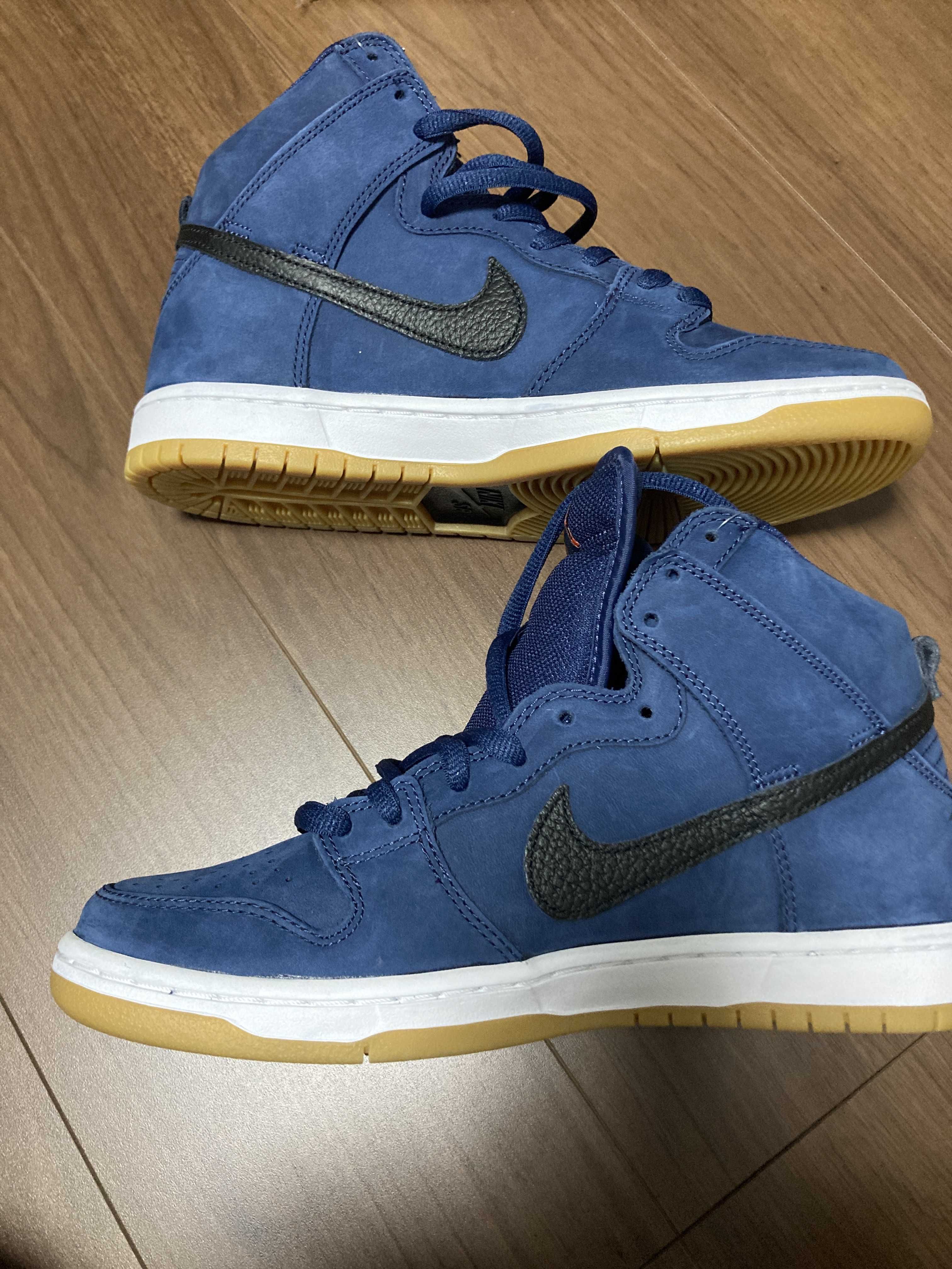 Nike SB Dunk High Orange Label "Obsidian/Black Light Gum Brown"