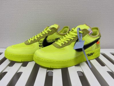 Off-White × Nike Air Force 1 Low "Volt"