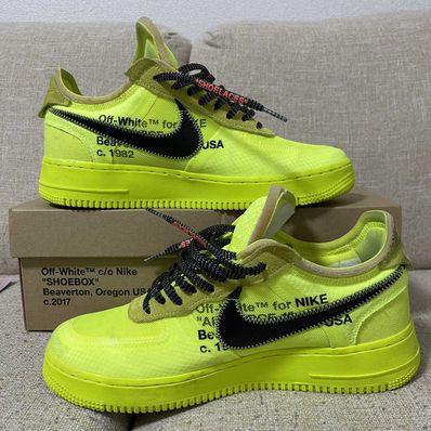 Off-White × Nike Air Force 1 Low "Volt"