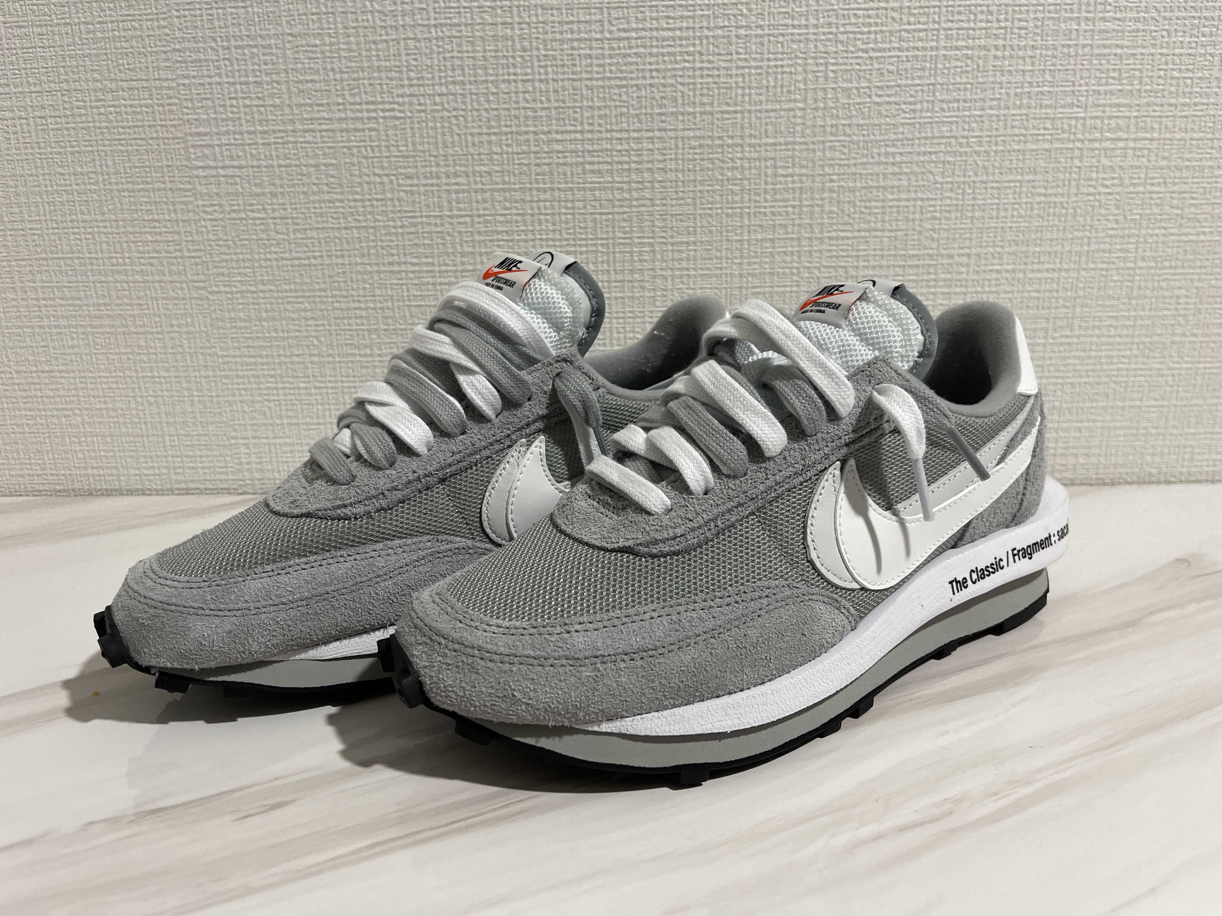 Fragment × sacai × Nike LD Waffle "Light Smoke Grey"