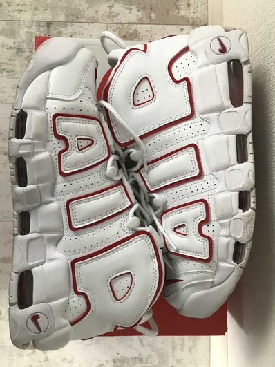 NIKE AIR MORE UPTEMPO "WHITE/VARSITY RED" (2021)