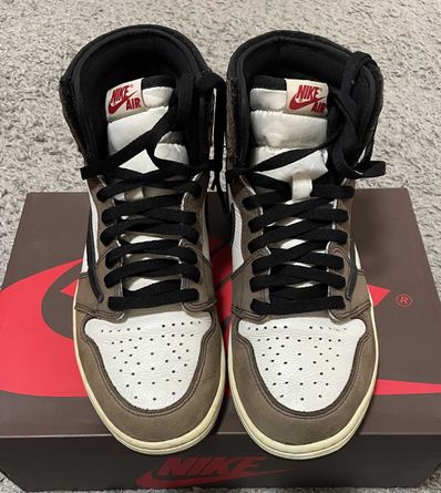 Travis Scott × Nike Air Jordan 1 Retro High OG TS SP "Sail/Dark Mocha"