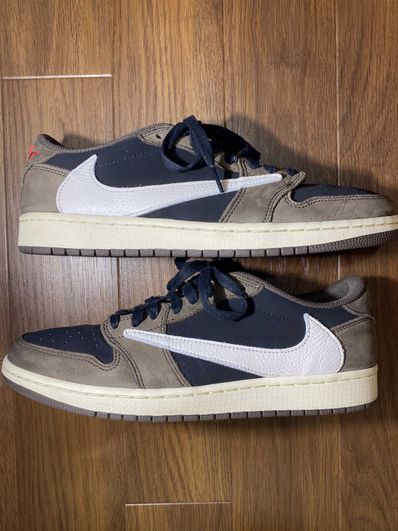 Travis Scott × Nike Air Jordan 1 Low OG SP-T "Black/Dark Mocha"