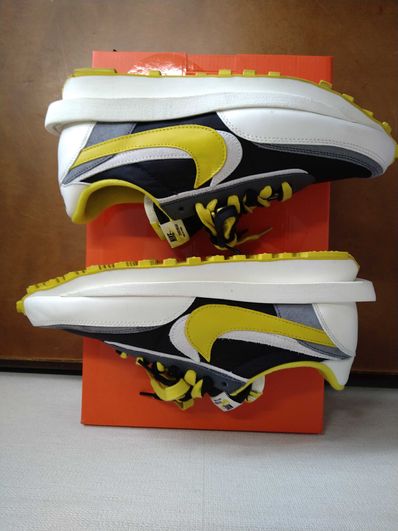 UNDERCOVER × sacai × Nike LD Waffle "Black/Sail-Dark Grey-Bright Citron"