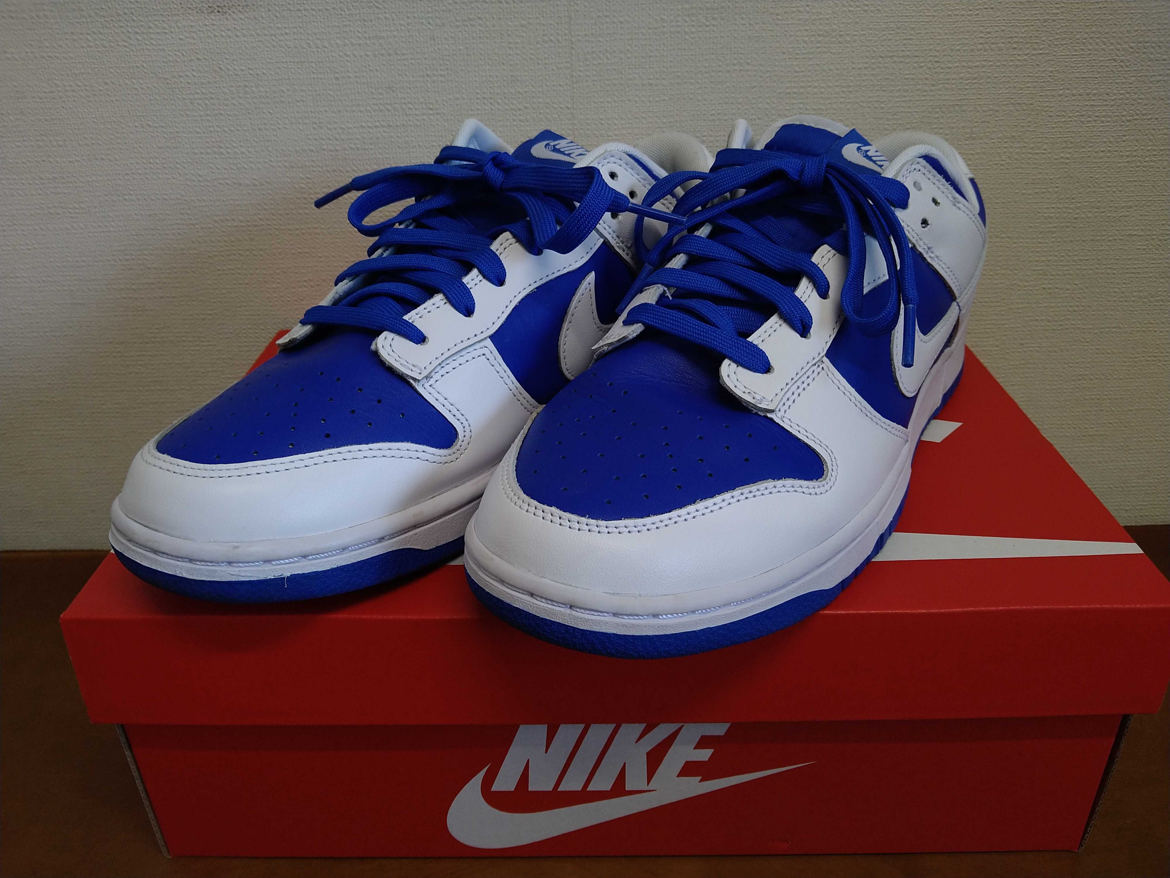 Nike Dunk Low Retro "Racer Blue and White"