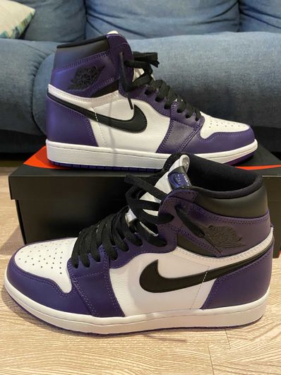 Nike Air Jordan 1 Retro High OG "Court Purple White/Black" (2020)