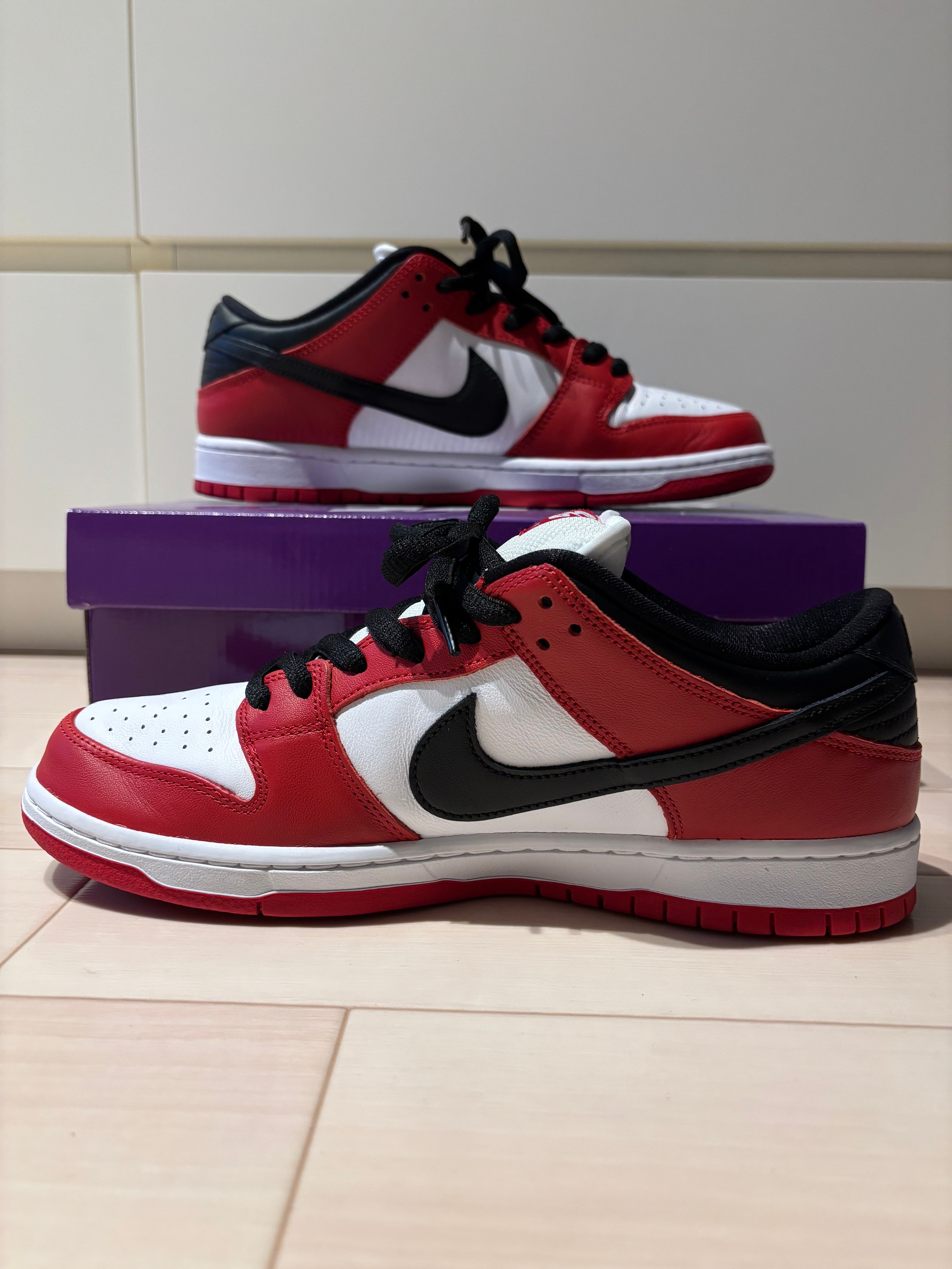 Nike SB Dunk Low Pro "J-Pack Chicago/Varsity Red and White"