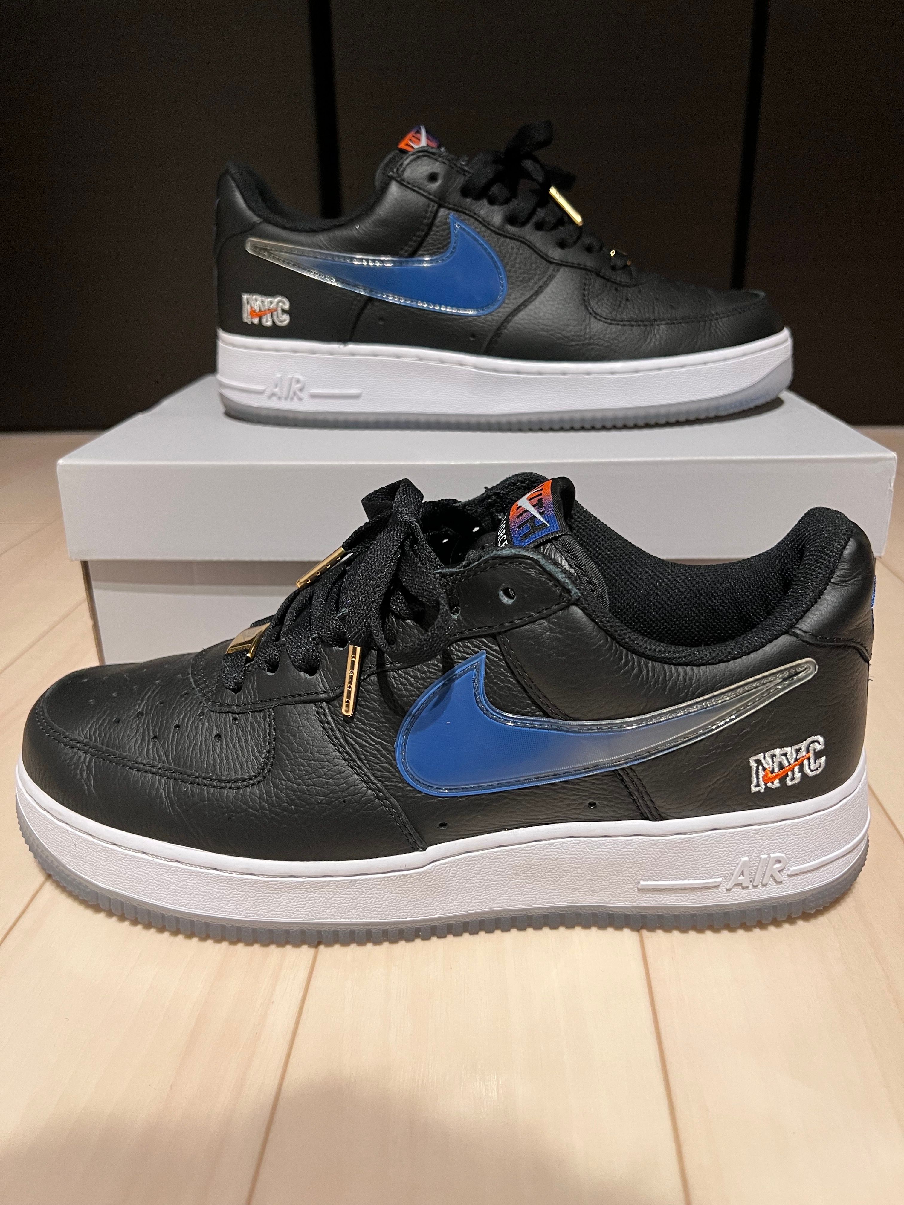 KITH × Nike Air Force 1 Low New York Knicks "Black/Brilliant Orange/Rush/Brilliant White"