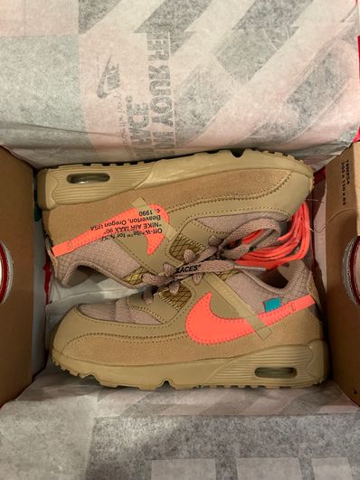 NIKE AIR MAX 90 OFF-WHITE DESERT ORE (TD)の新品/中古フリマ(通販