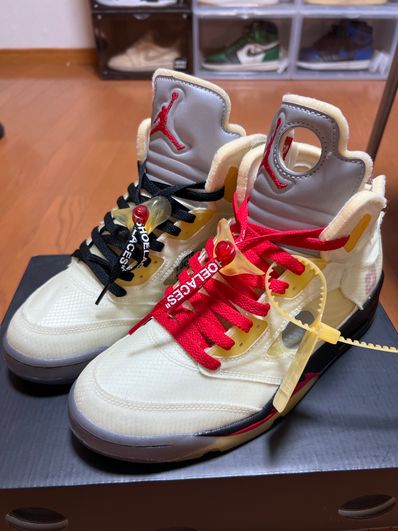 Off-White × Nike Air Jordan 5 "Sail"