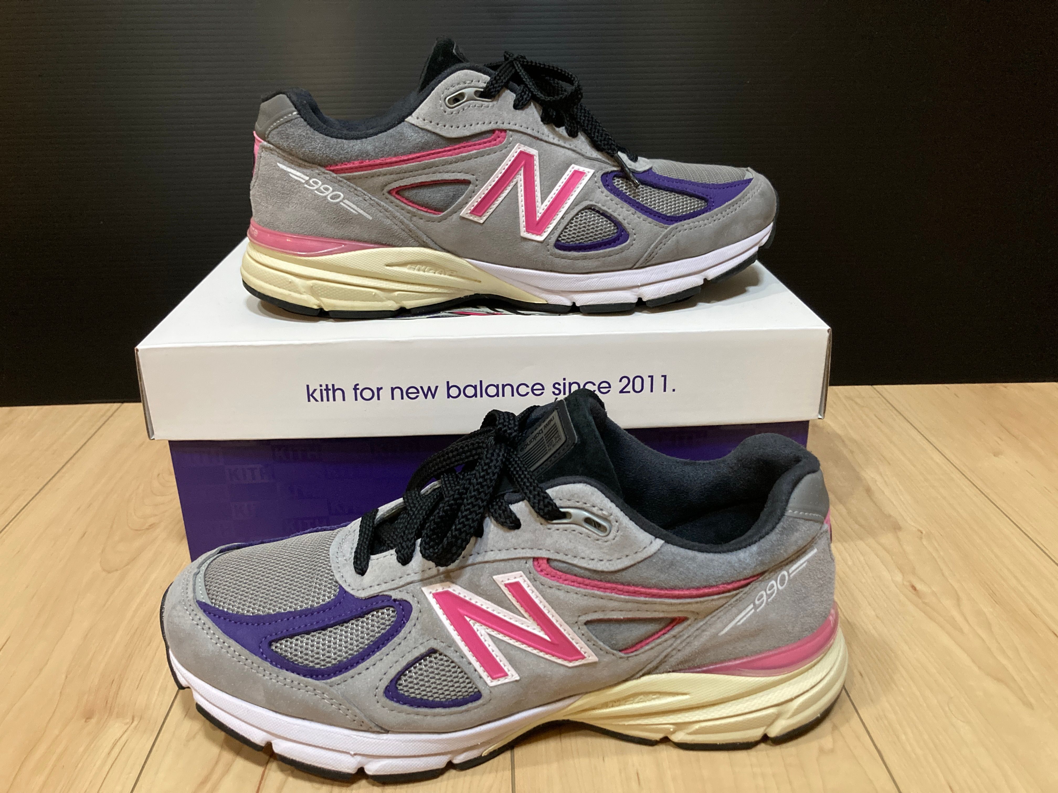 KITH × UNITED ARROWS & SONS × New Balance 990V4 "Smoked Pearl"