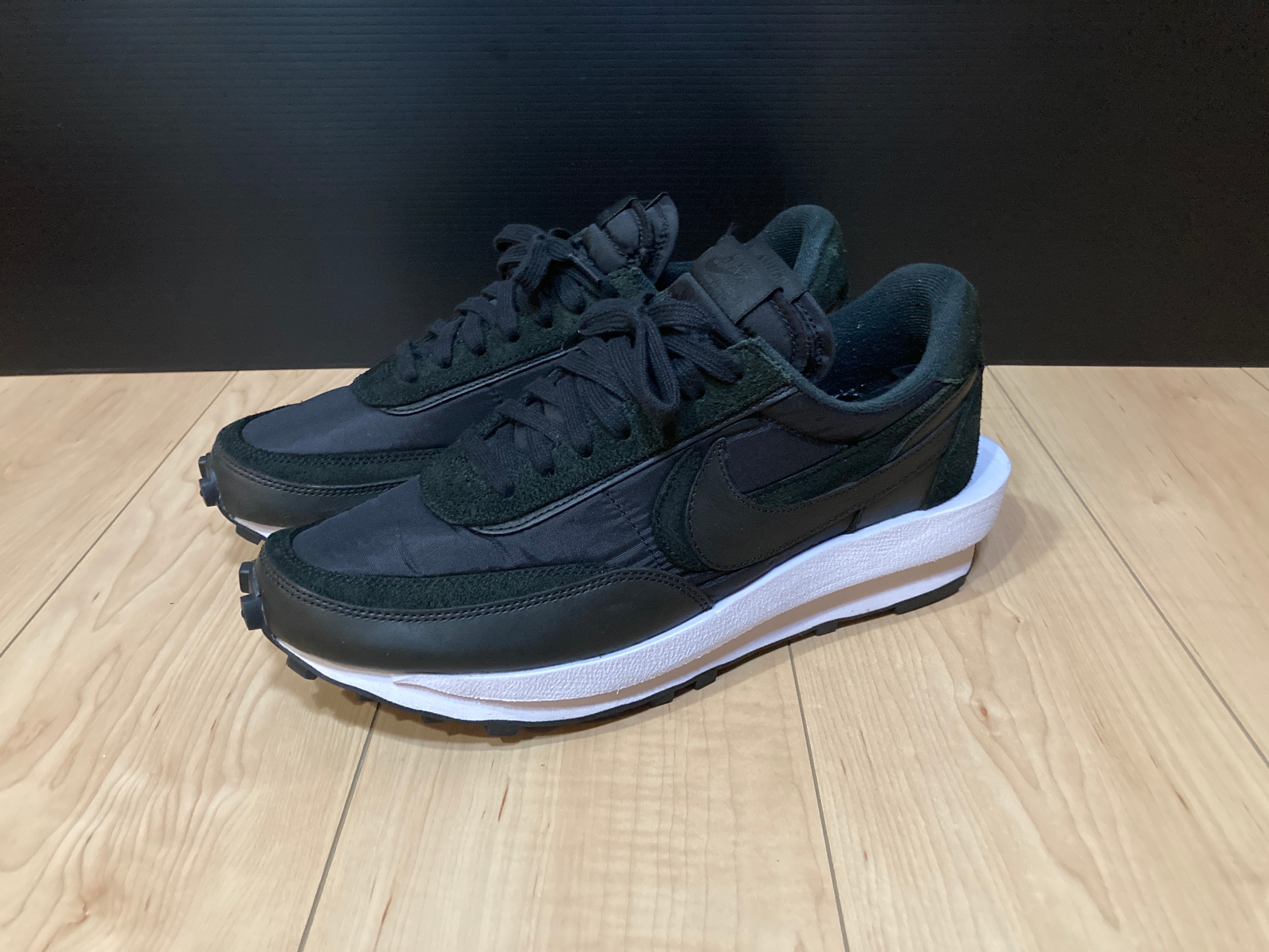 sacai × Nike LDV Waffle "Triple Black"