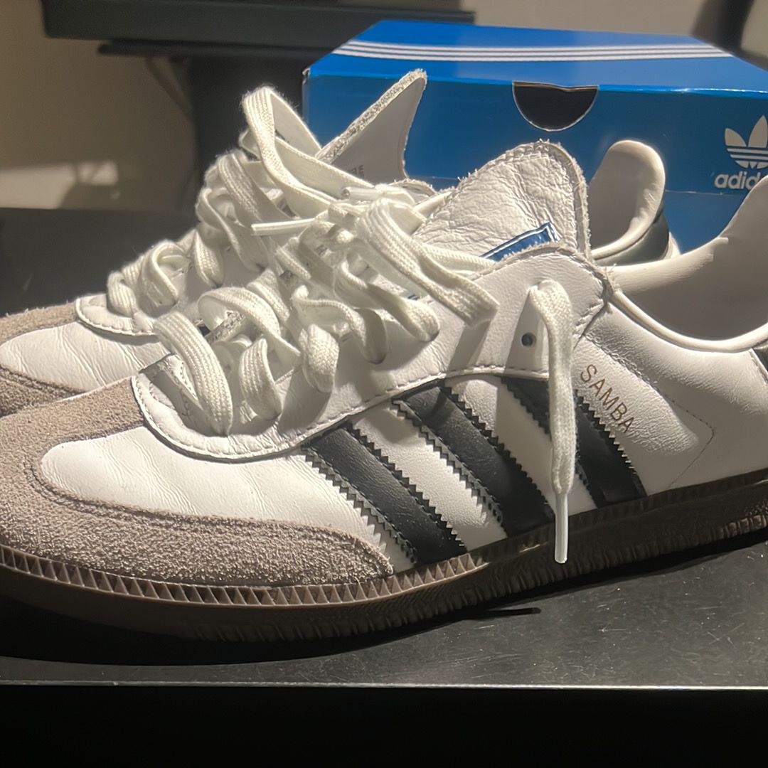 adidas Samba OG "Cloud White/Core Black/Clear Granite"