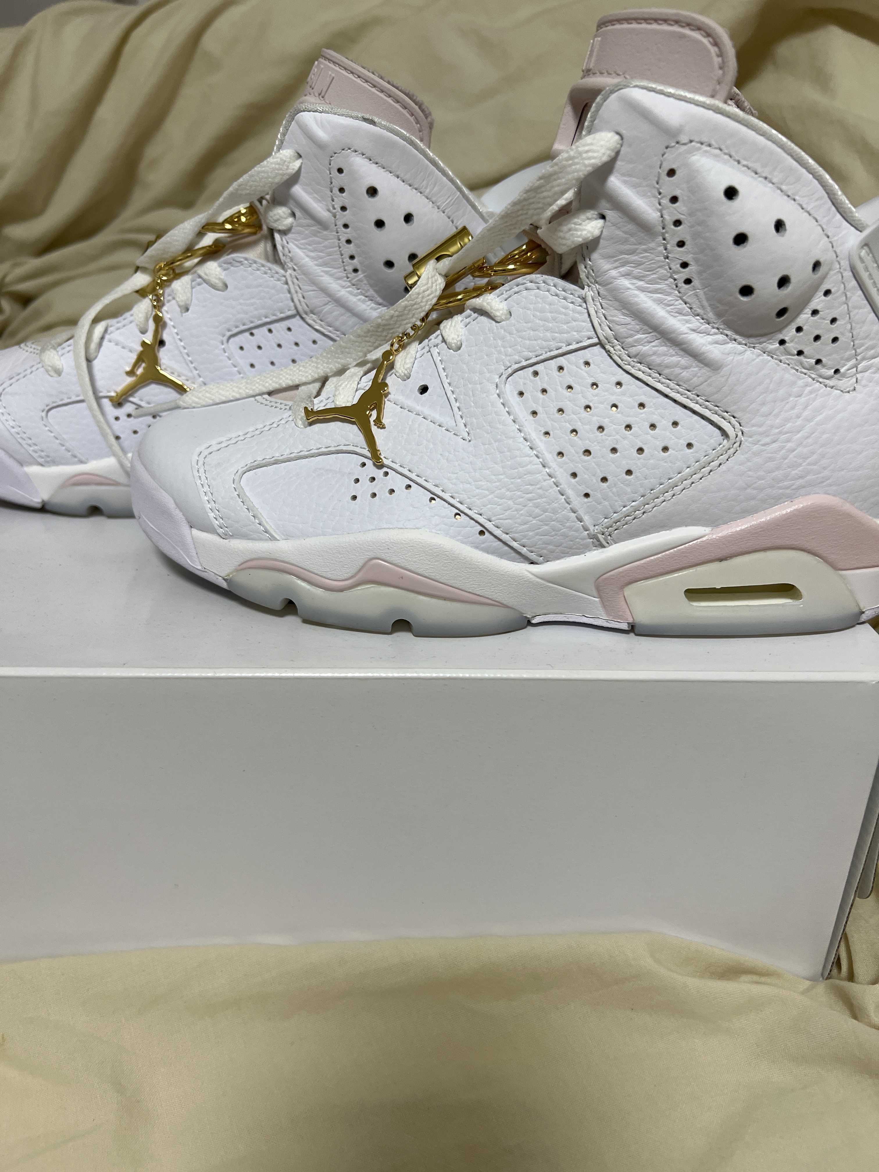 Nike Women's Air Jordan 6 "Gold Hoops"