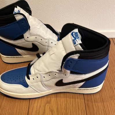 Travis Scott × fragment design × Nike Air Jordan 1 Retro High OG SP "Military Blue"