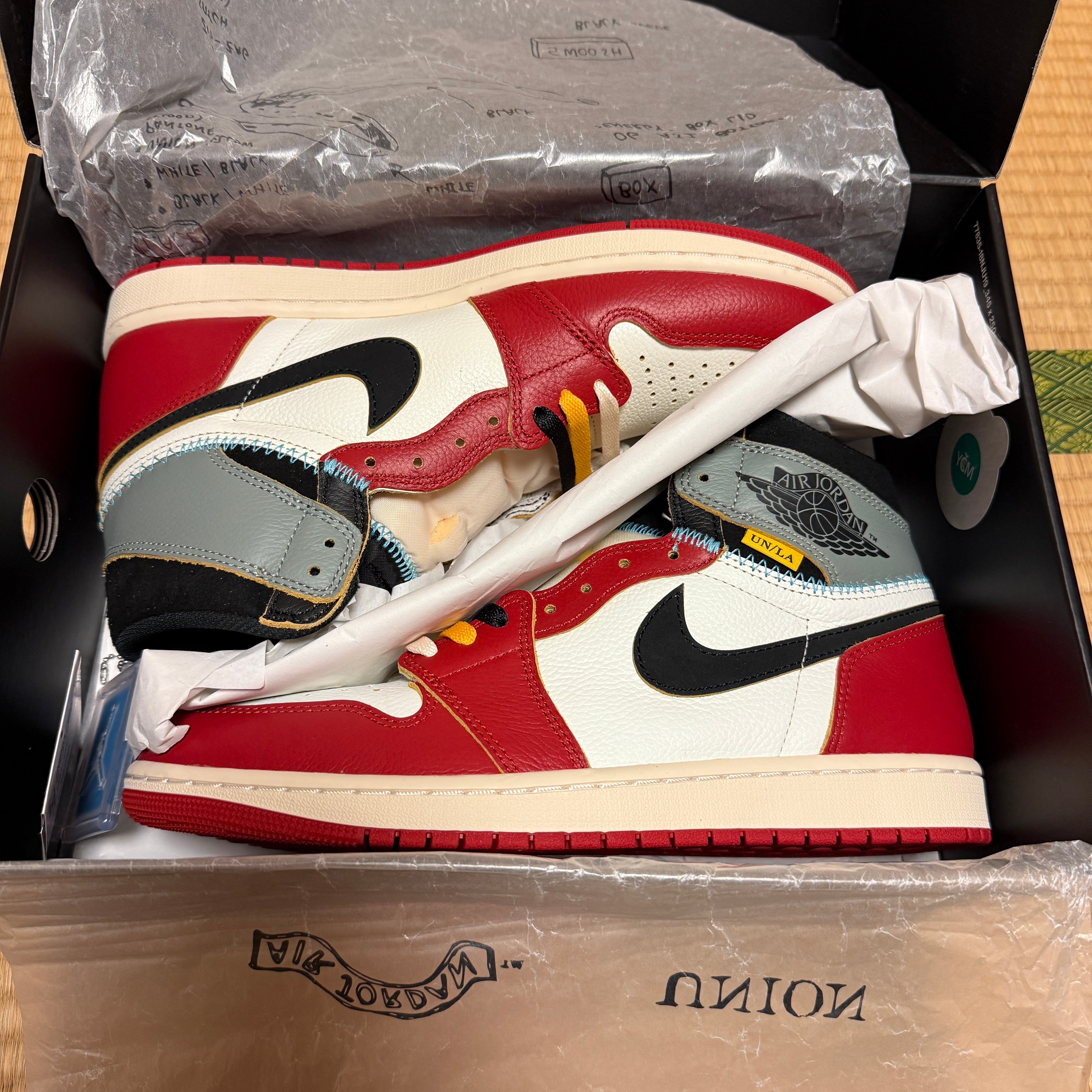 UNION × Nike Air Jordan 1 Retro High OG "Chicago/Shadow"