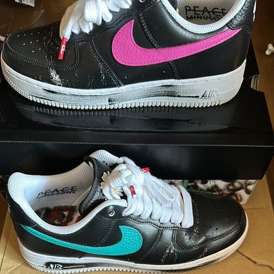 PEACEMINUSONE × Nike Air Force 1 Low '07 Para-Noise 3.0 "Black and Multi-Color" / G-DRAGON