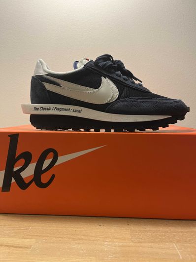 Fragment × sacai × Nike LD Waffle "Blackended Blue"