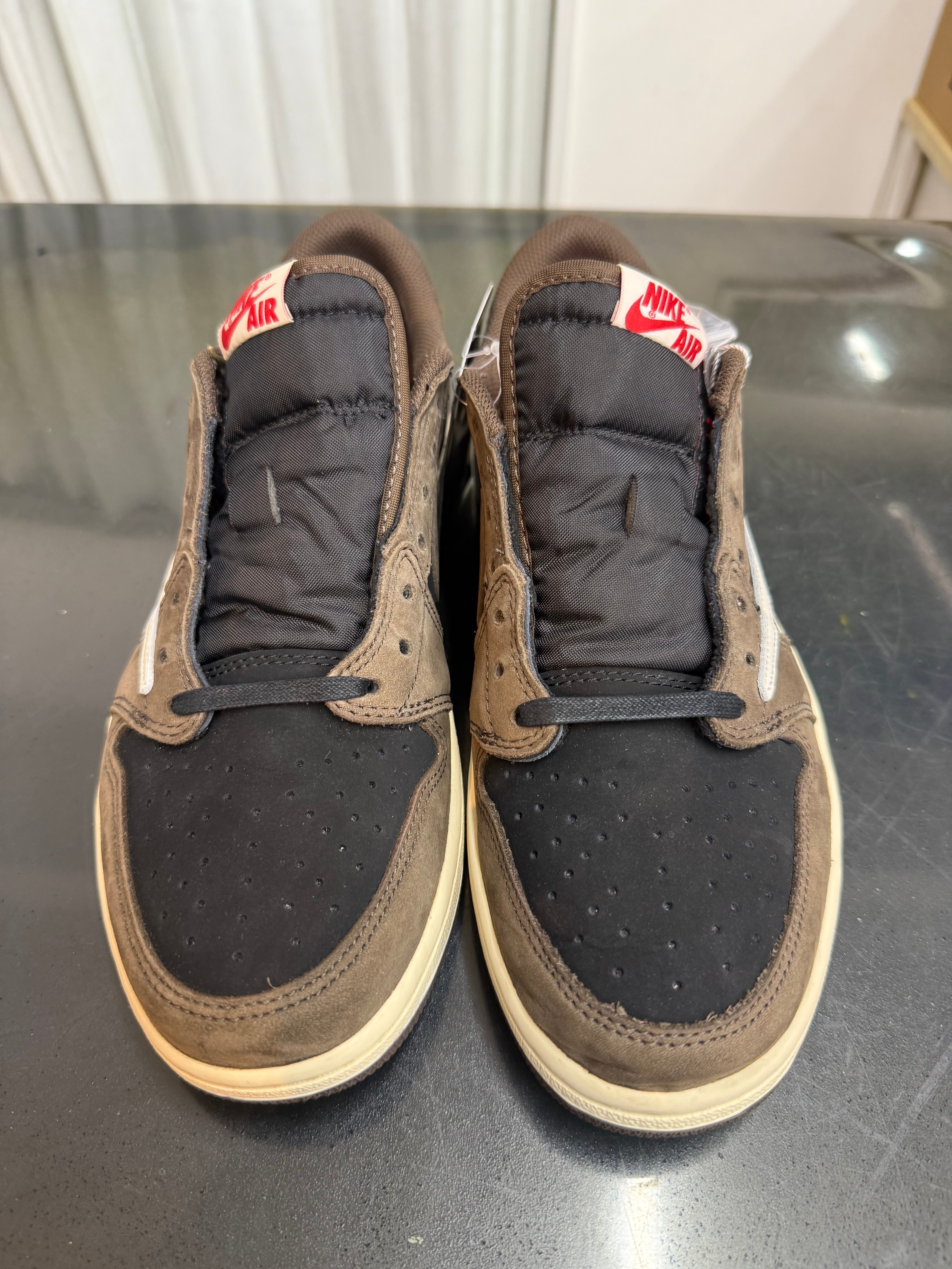 Travis Scott × Nike Air Jordan 1 Low OG SP-T "Black/Dark Mocha"