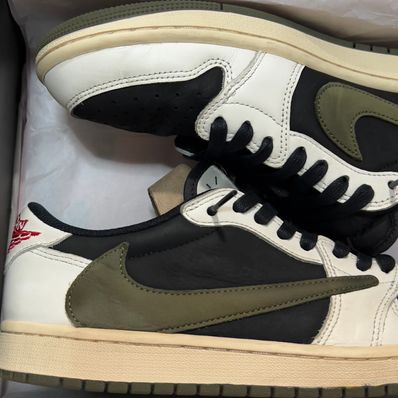 Travis Scott × Nike Women's Air Jordan 1 Low OG "Medium Olive"