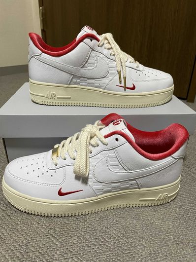 KITH × Nike Air Force 1 Low "White/Red"