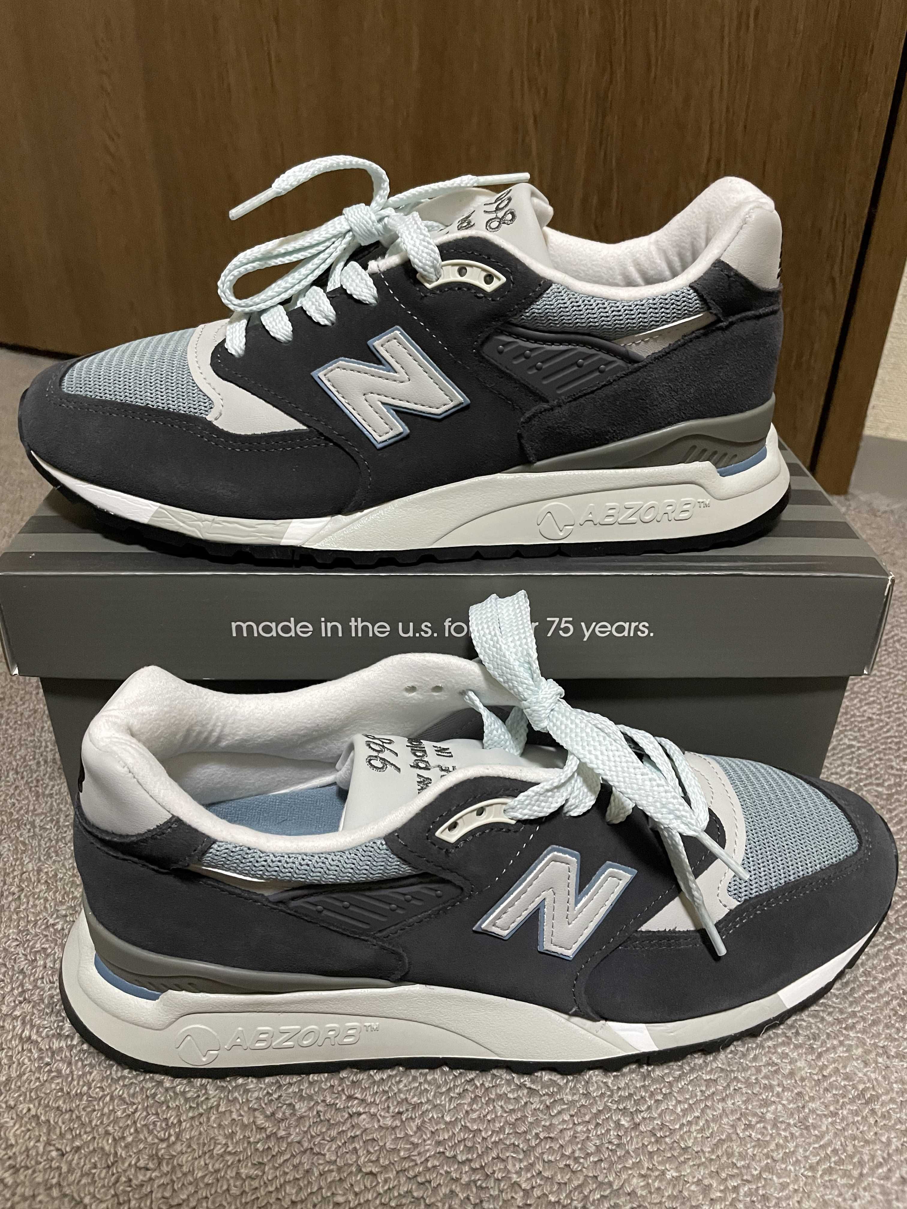 KITH × New Balance 998 "Steel Blue"