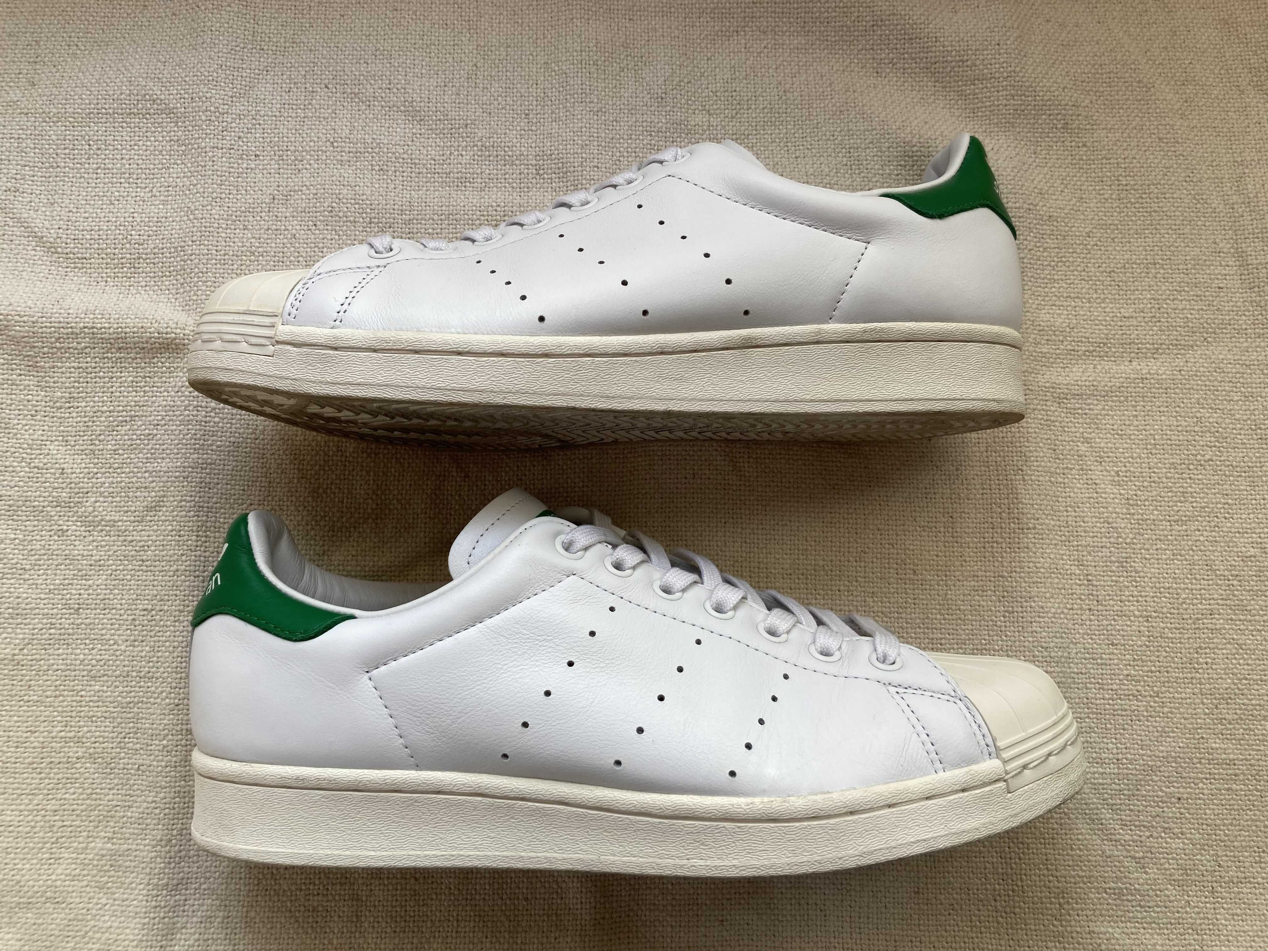 adidas SUPER STAR × STANSMITH "WHITE/GREEN"