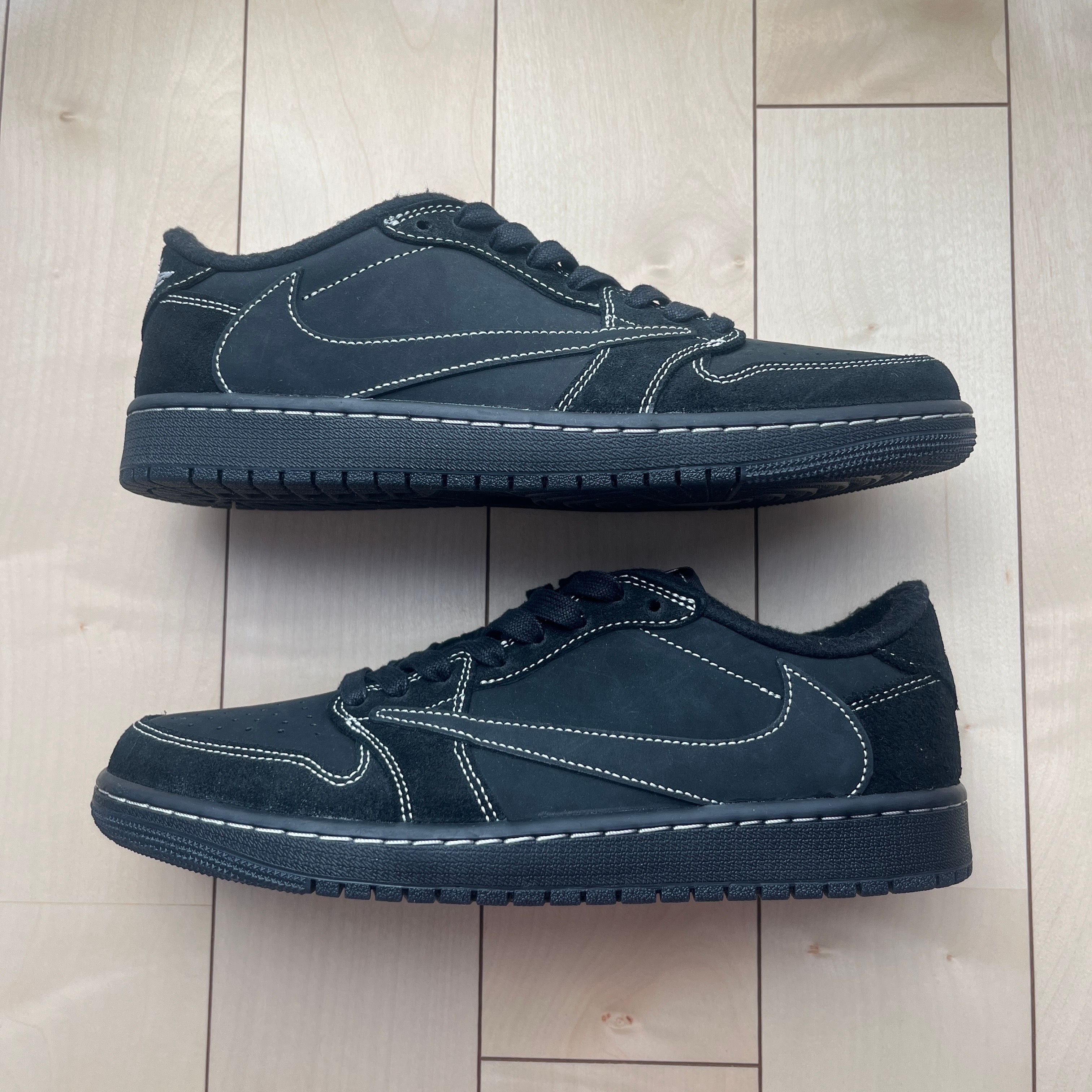 Travis Scott × Nike Air Jordan 1 Low OG SP "Black Phantom"