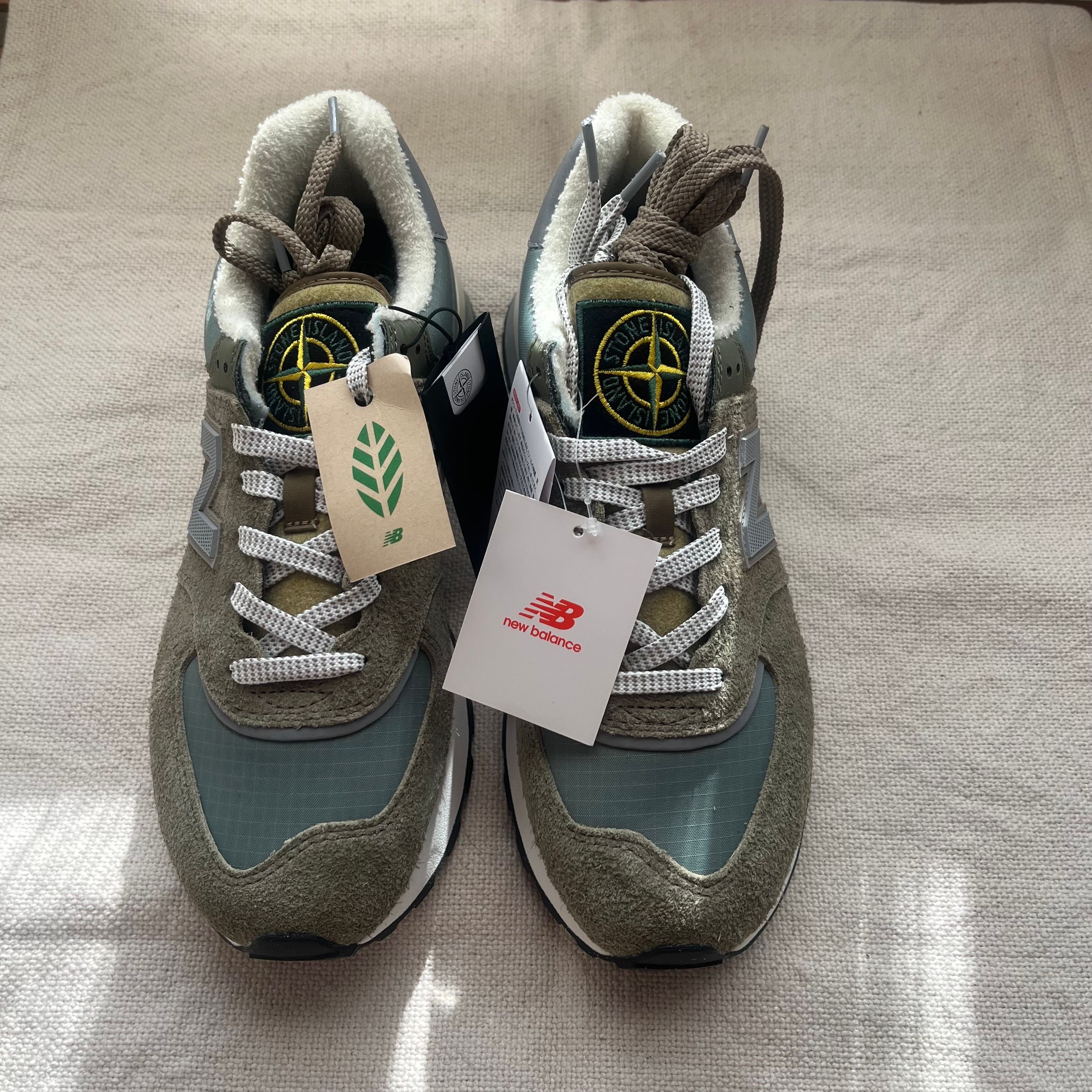 Stone Island × New Balance 574 Legacy "Green"