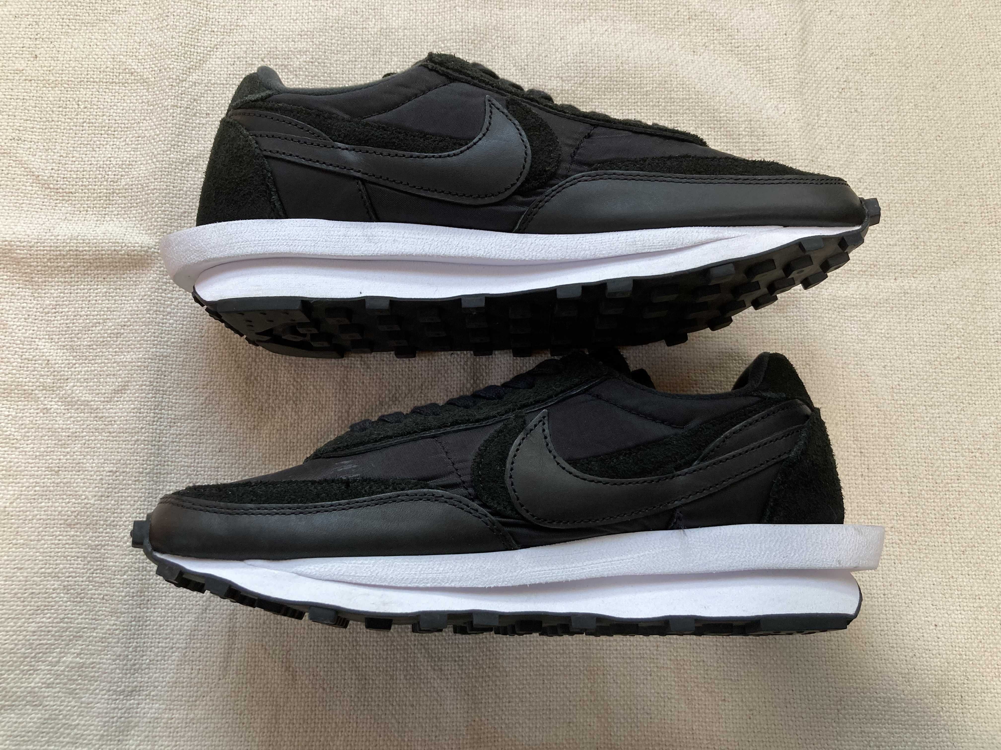 sacai × Nike LDV Waffle "Triple Black"