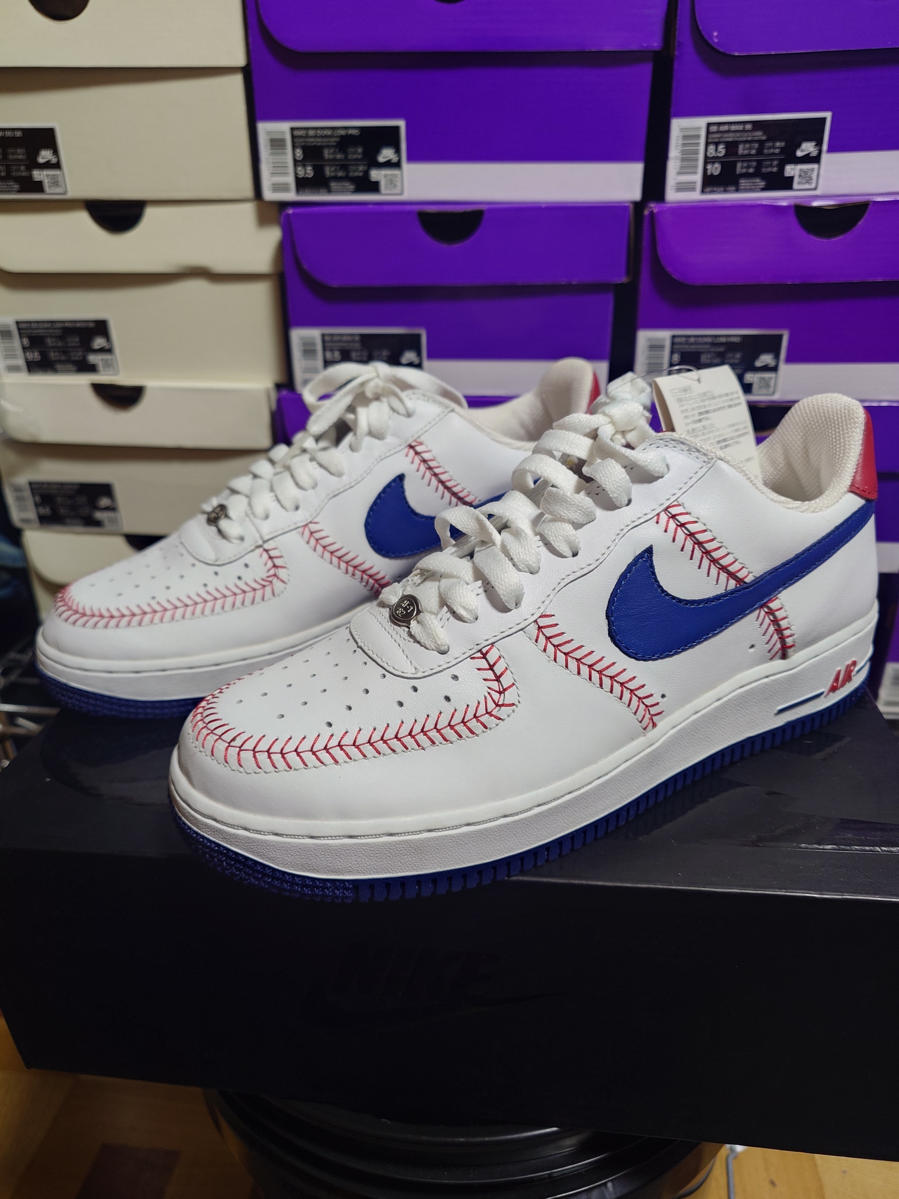 Nike Air Force1 "white/rapid-pro red"