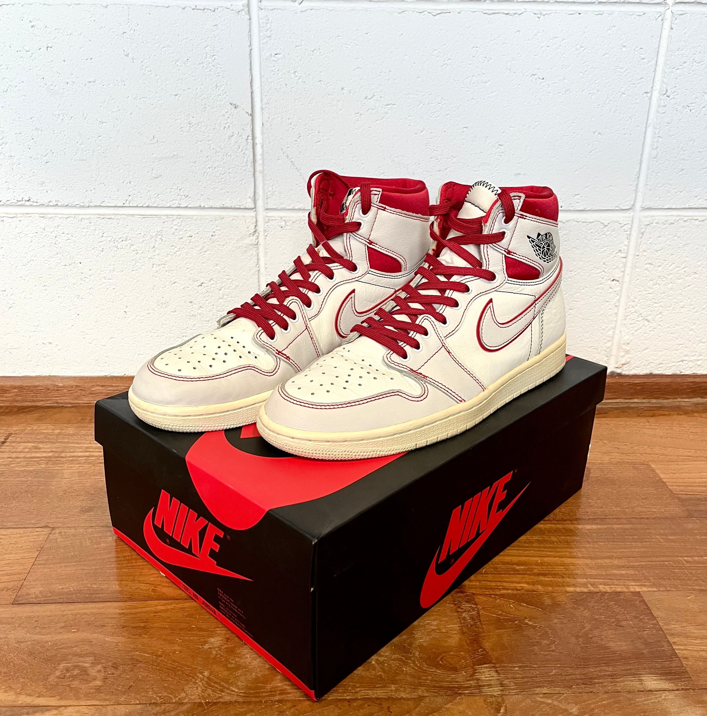 Nike Air Jordan 1 Retro High OG "Sail/University Red"     