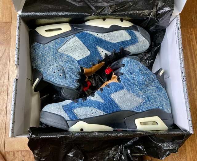 NIKE AIR JORDAN 6 "WASHED DENIM"