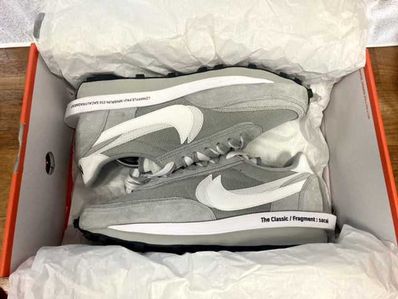 Fragment × sacai × Nike LD Waffle "Light Smoke Grey"