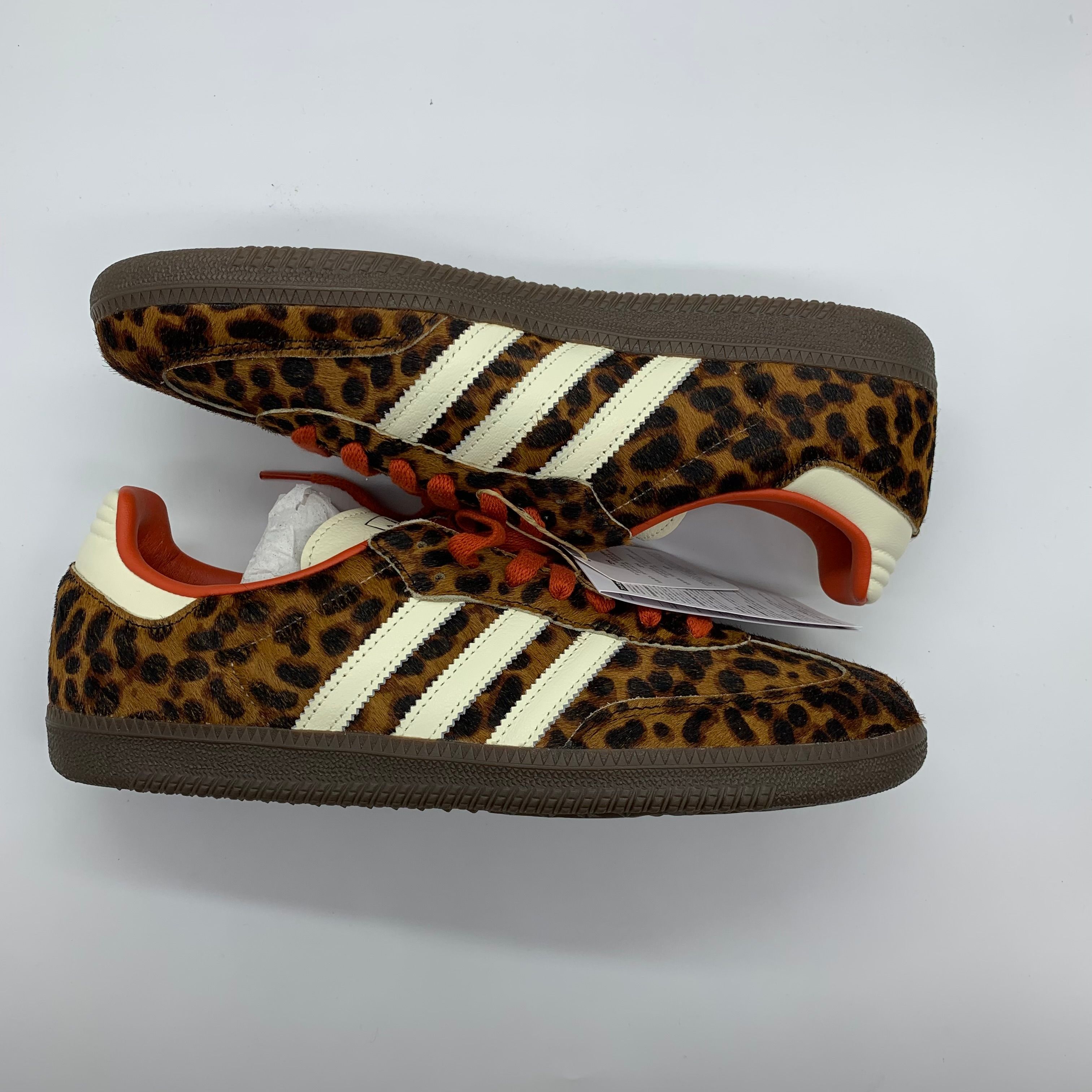 adidas Women's Samba OG "Leopard/Preloved Red"