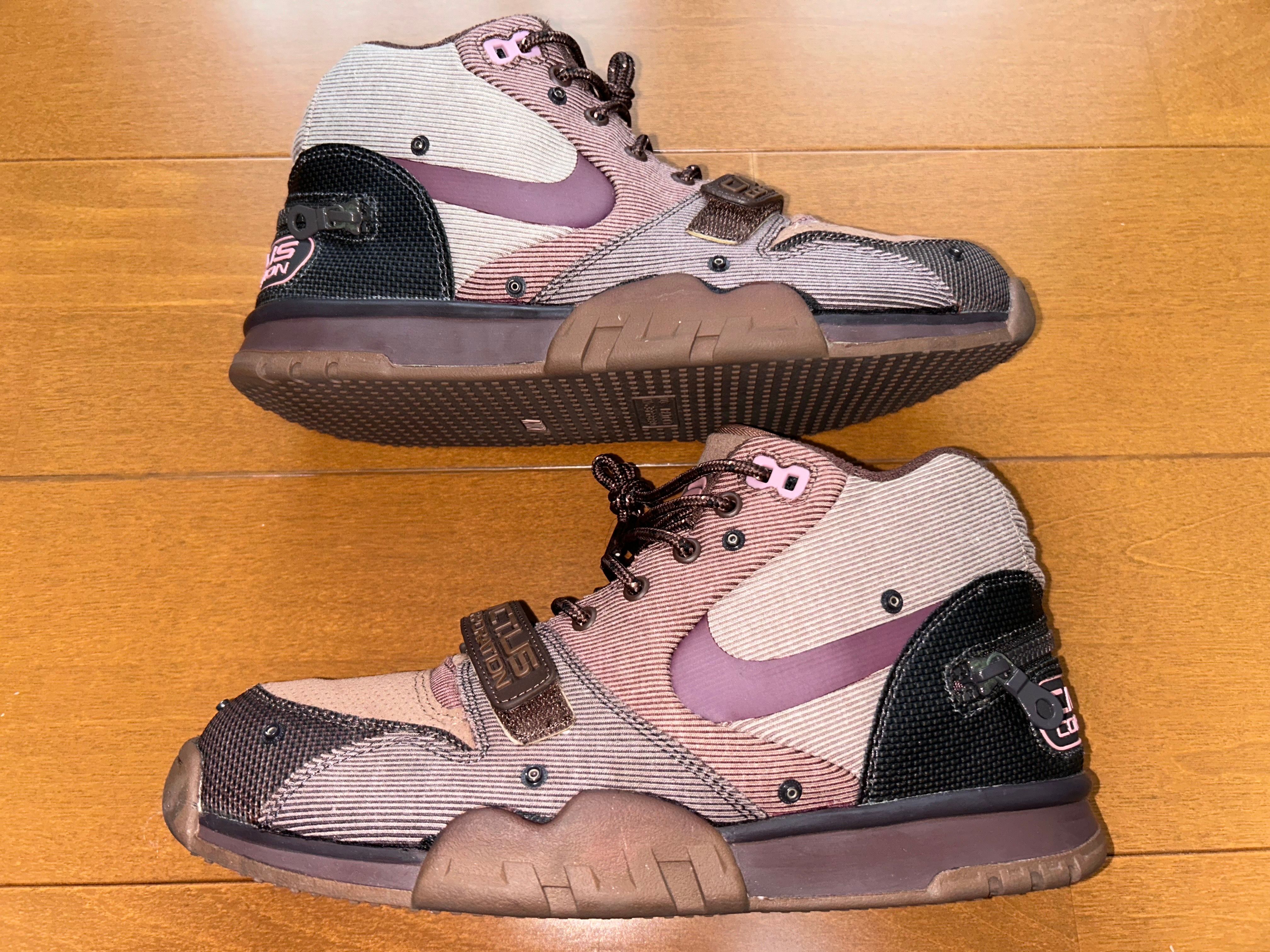 Travis Scott x Nike Air Trainer 1 SP "Archaeo Brown and Rust Pink"