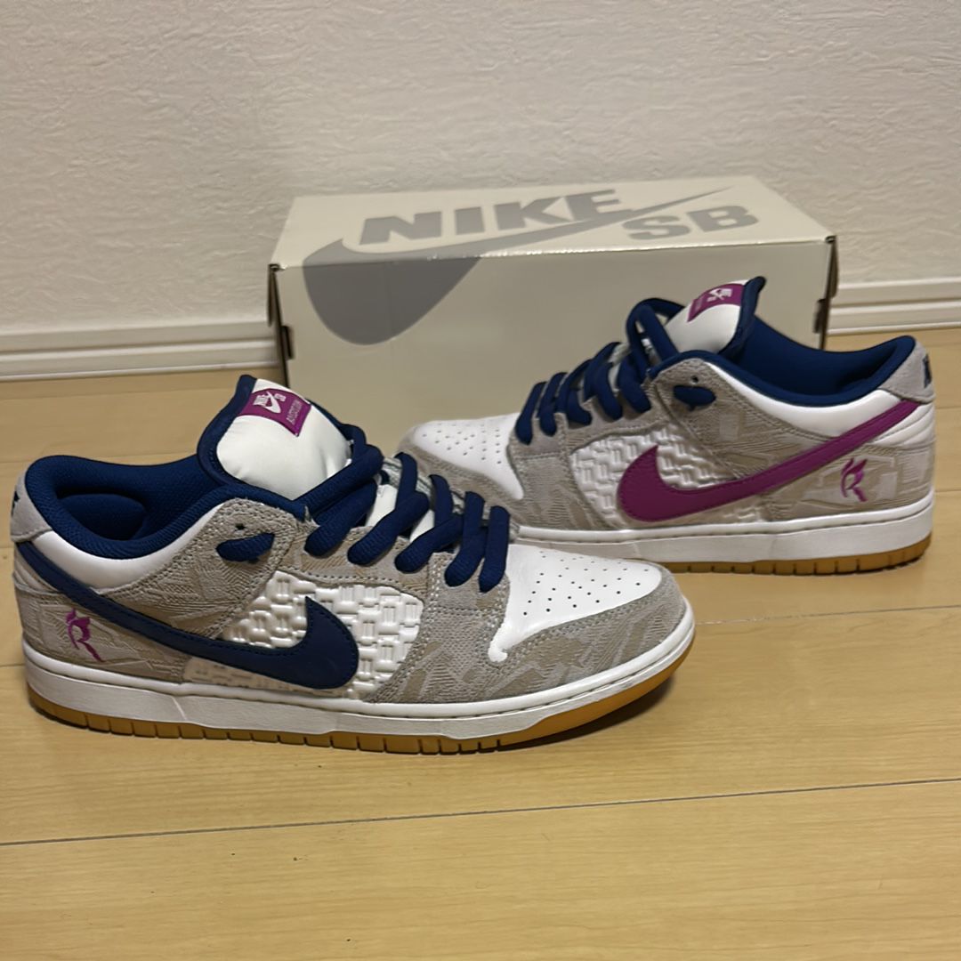 Rayssa Leal × Nike SB Dunk Low PRM "Pure Platinum and Vivid Purple"