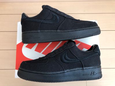 Stussy × Nike Air Force 1 Low "Triple Black"