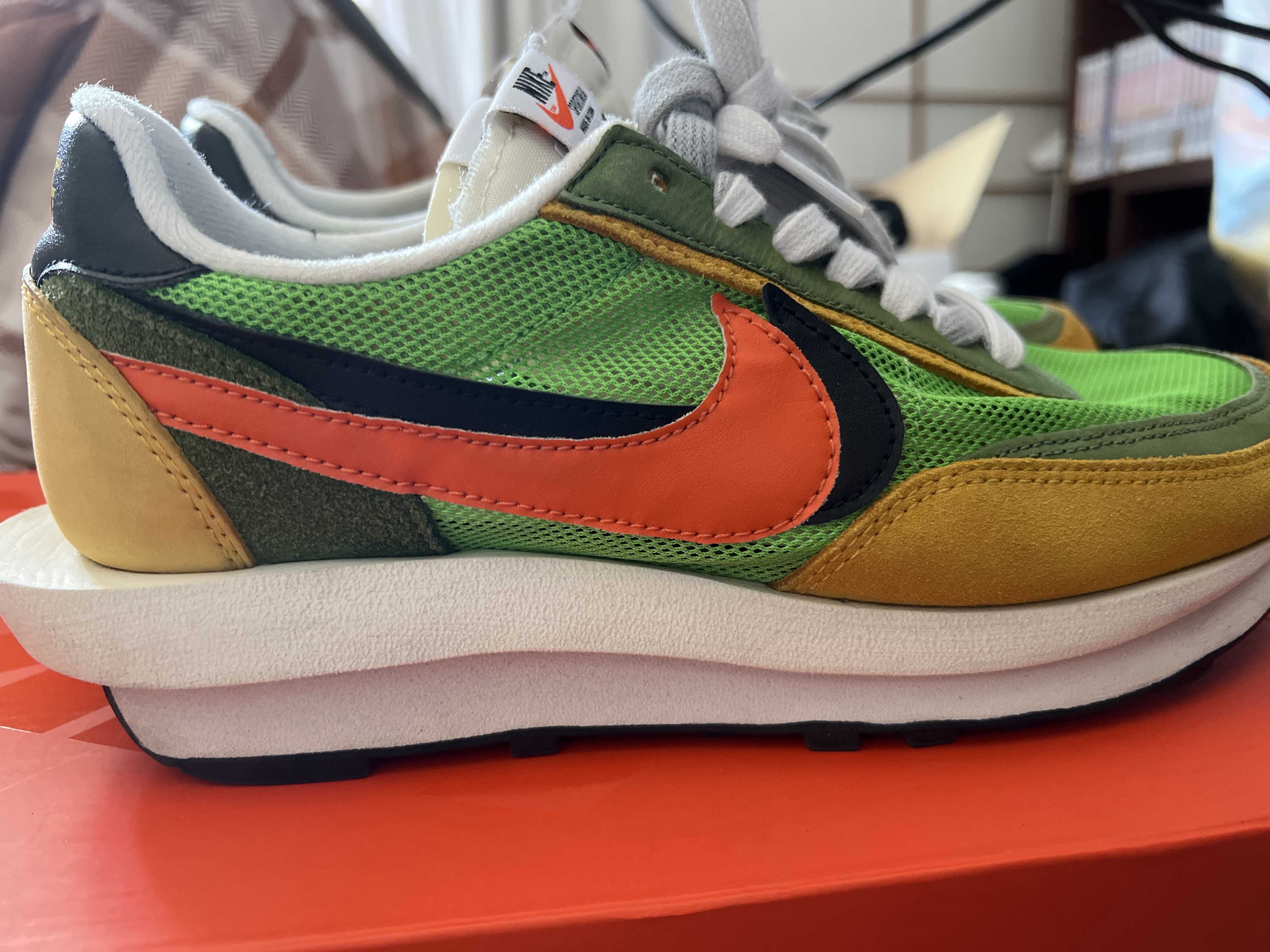 sacai × Nike LDV Waffle "Green"