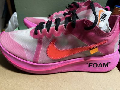 Off-White × Nike Zoom Fly "Pink"