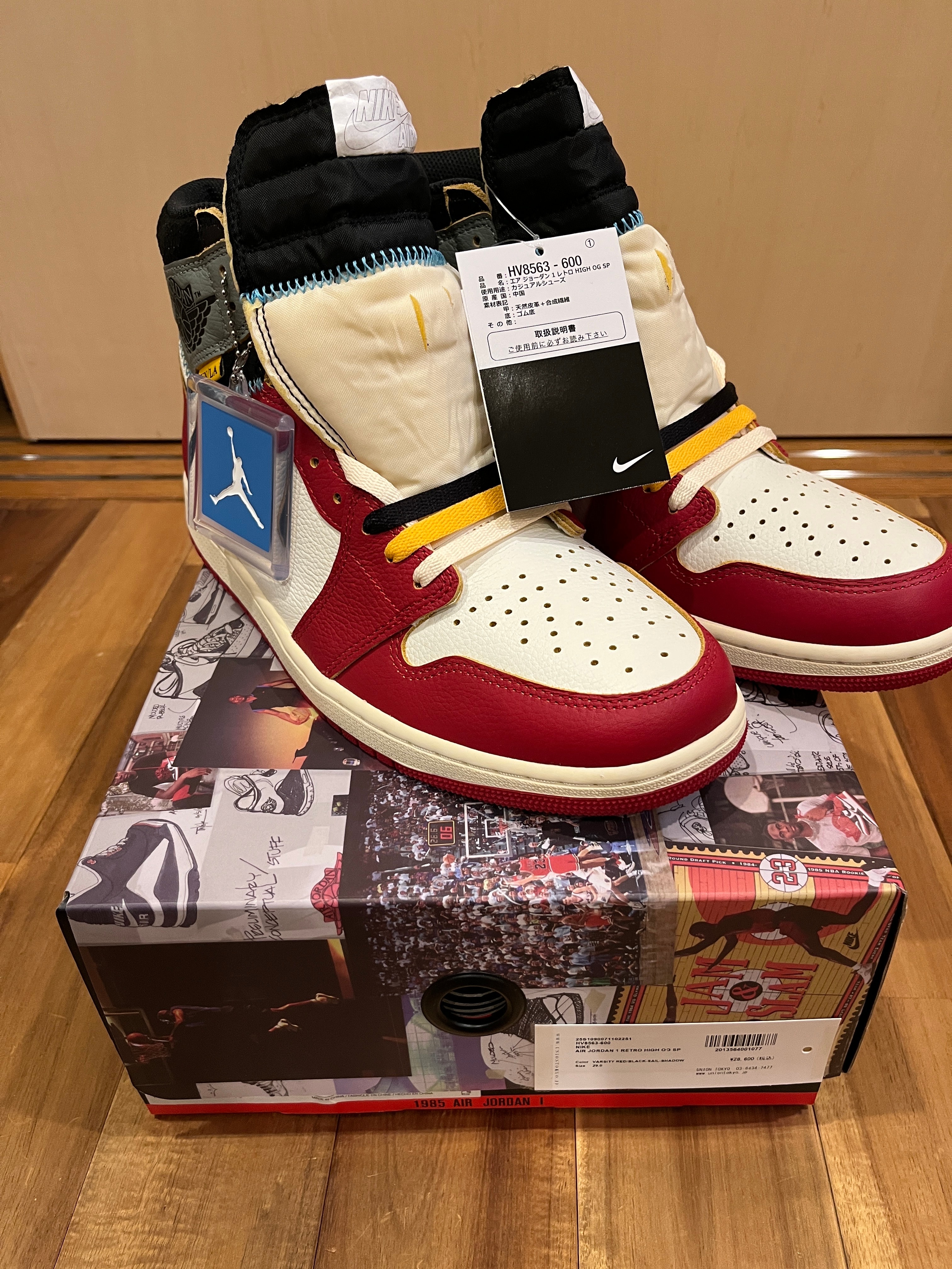 UNION × Nike Air Jordan 1 Retro High OG "Chicago/Shadow"