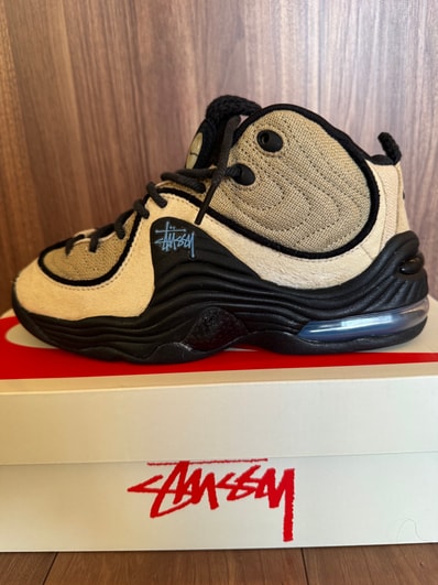 Stussy × Nike Air Penny 2 "Rattan and Limestone"