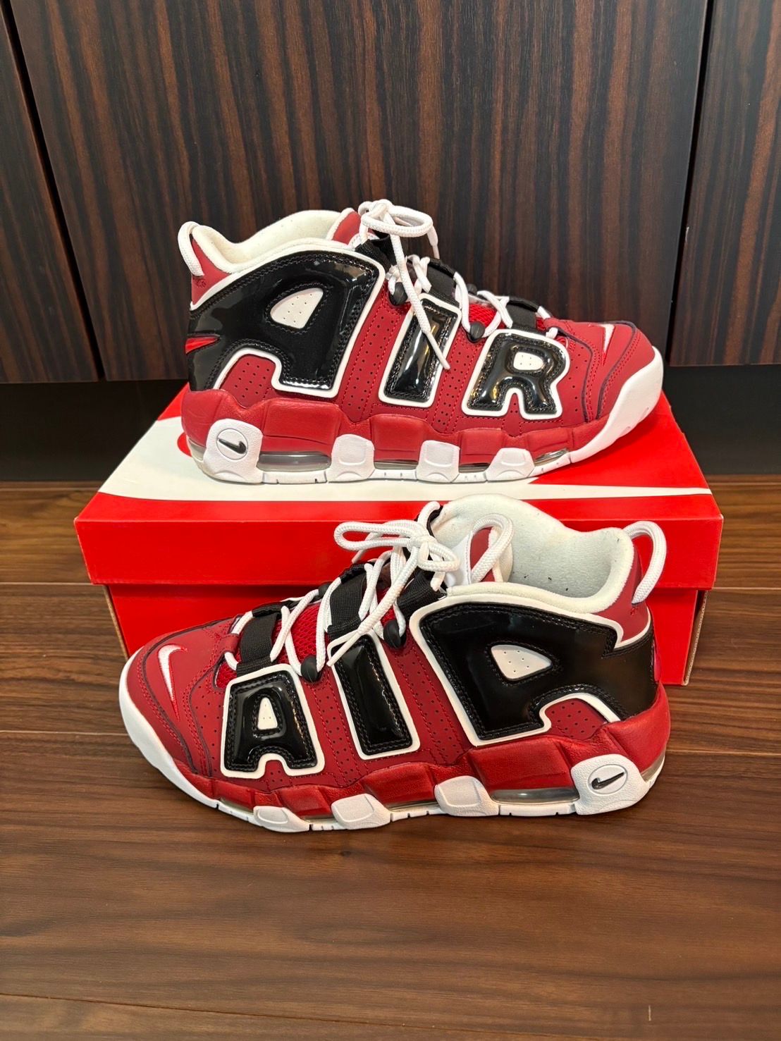 Nike Air More Uptempo ’96 "Black and Varsity Red" (2021)