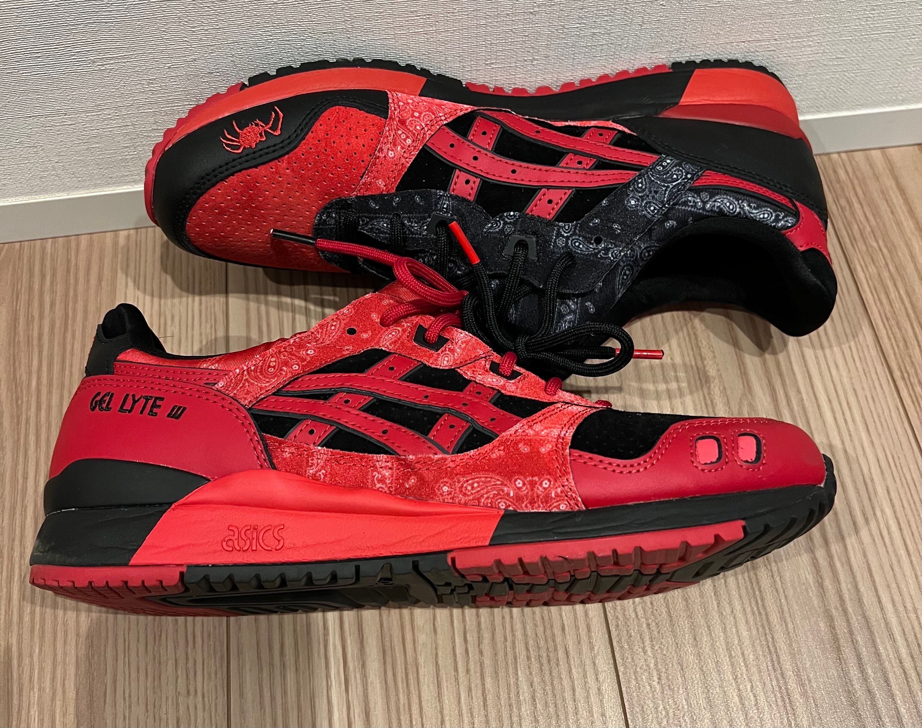 Red Spider × Asics Gel-Lyte 3 "Red/Black"