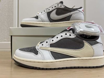 Travis Scott × Nike Air Jordan 1 Low OG SP "Reverse Mocha/Sail and Ridgerock"