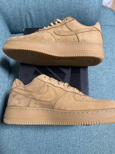 Supreme × Nike Air Force 1 Low "Flax/Wheat"