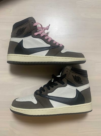 Travis Scott × Nike Air Jordan 1 Retro High OG TS SP "Sail/Dark Mocha"