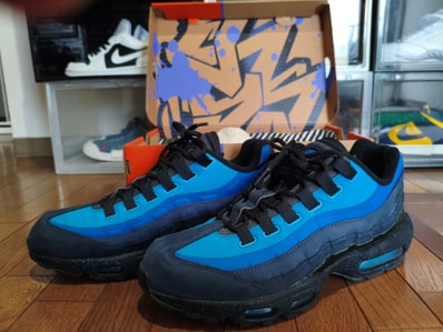 Stash × Nike Air Max 95 "Black and Harbor Blue" (2024)
