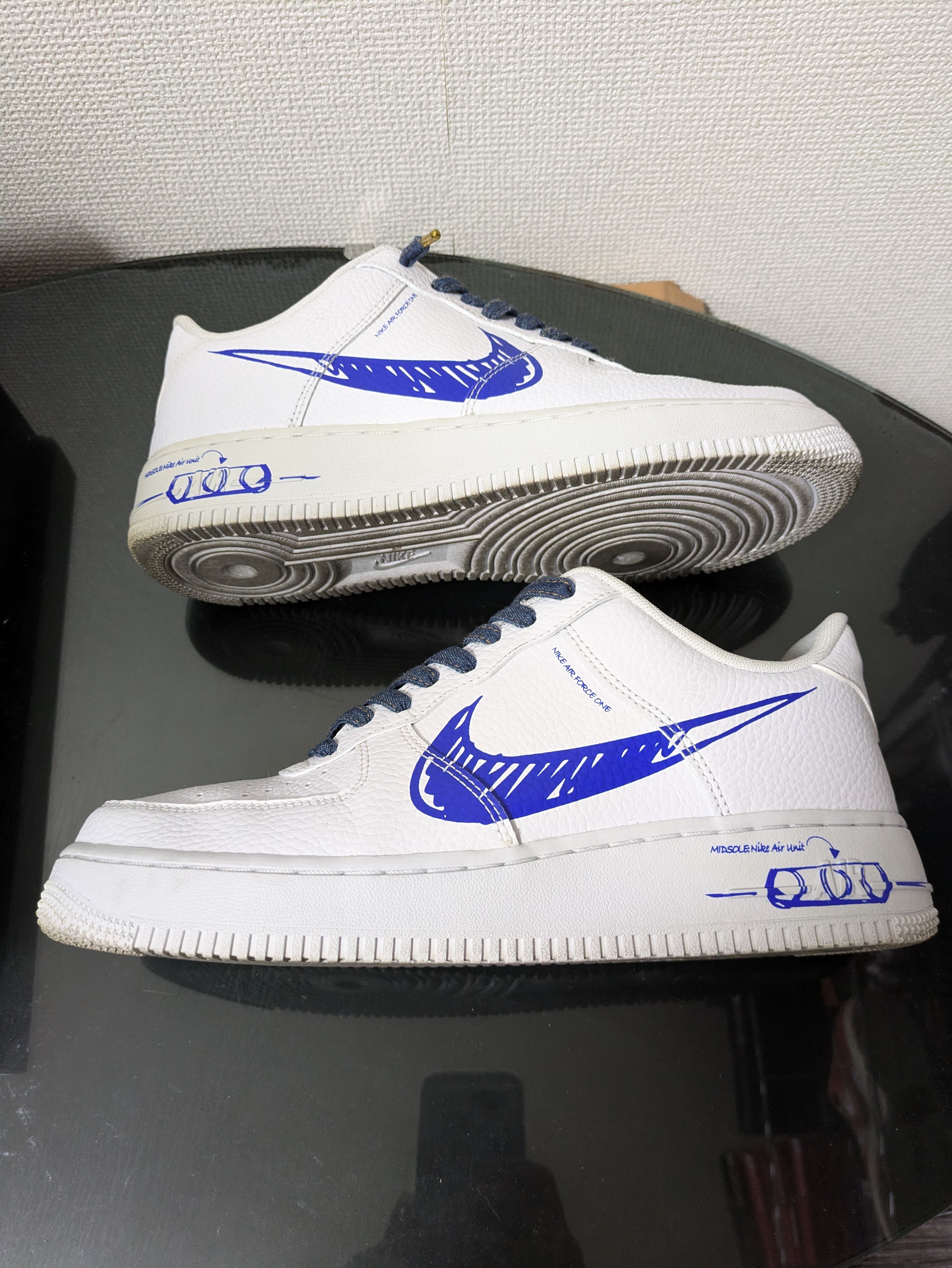 Nike Air Force 1 Low LV8 Utility "White/Blue"