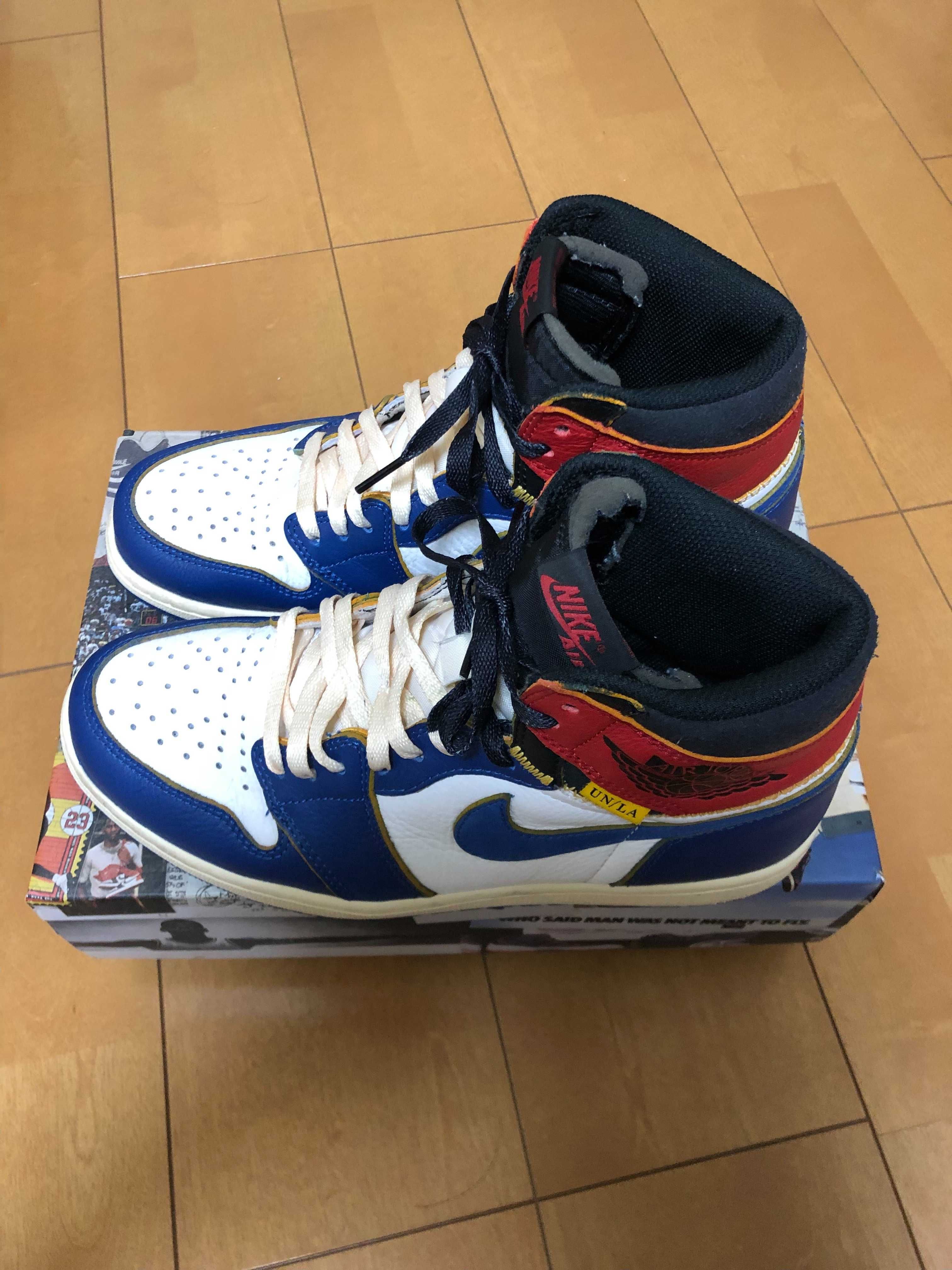Union × Nike Air Jordan 1 Retro High OG NRG "Storm Blue/Varsity Red"